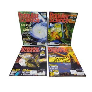 vintage 1997 set of 4 popular science magazines